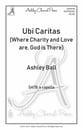 Ubi Caritas SATB choral sheet music cover